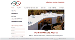 Desktop Screenshot of aplitek.es