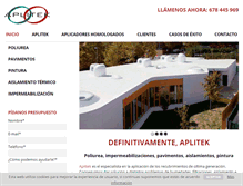 Tablet Screenshot of aplitek.es